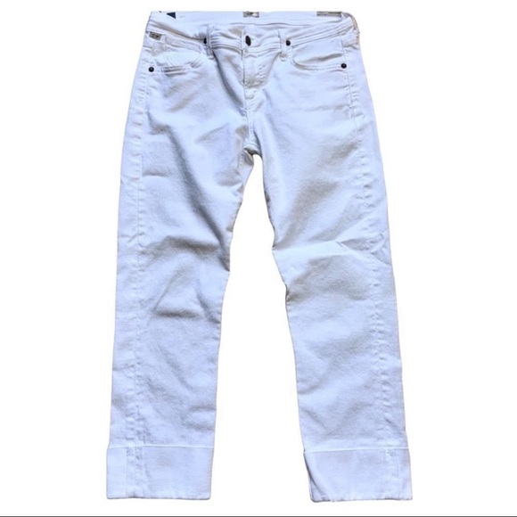 Citizens of Humanity cropped white Dani pant, size 28. Perfect for summer! Comfy - Picture 2 of 11